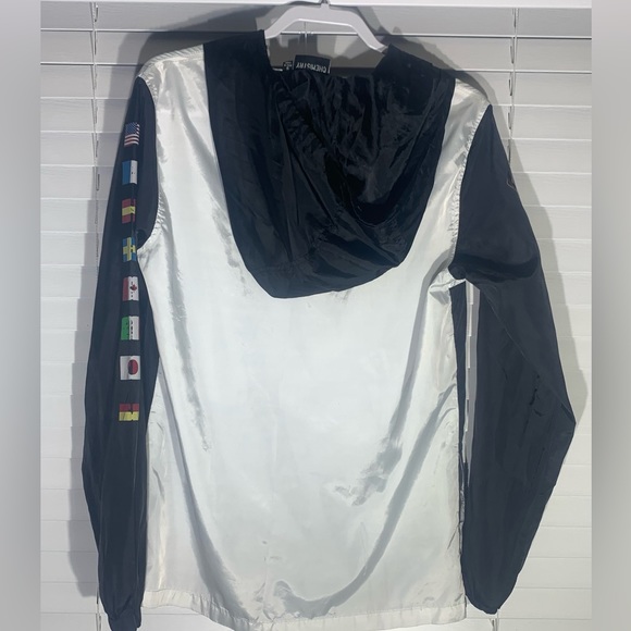 NASA Adult Medium Chemistry Size S Flags 1980 Spacelab Lightweight Hoodie Jacket - Picture 10 of 10